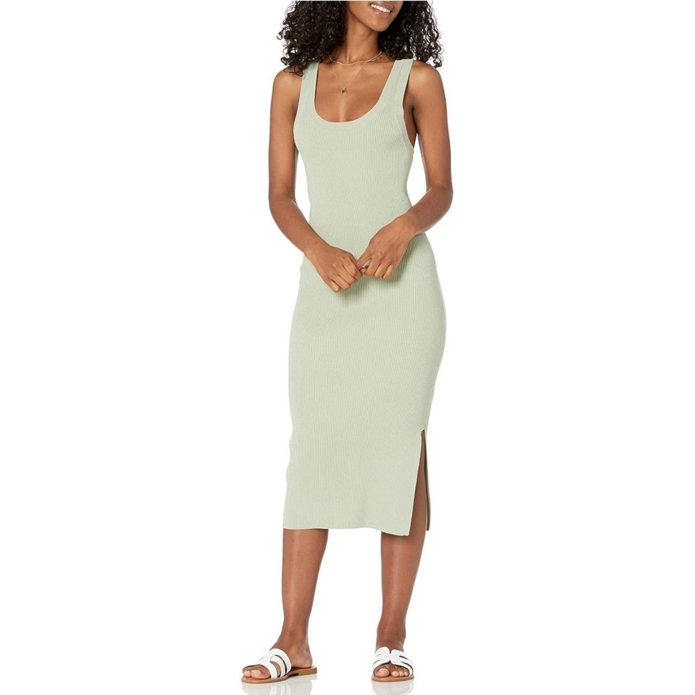 The Drop Women's Yasmin tank Dress with‎ Side Split